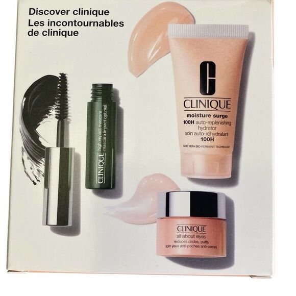 New In Box - “Discover Clinique” Set 3 Sample Items - Picture 1 of 4